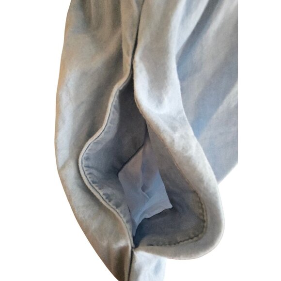 Chambray Blue Flutter Sleeve Dress boho cottagecore afternoon picnic chic - Picture 4 of 8